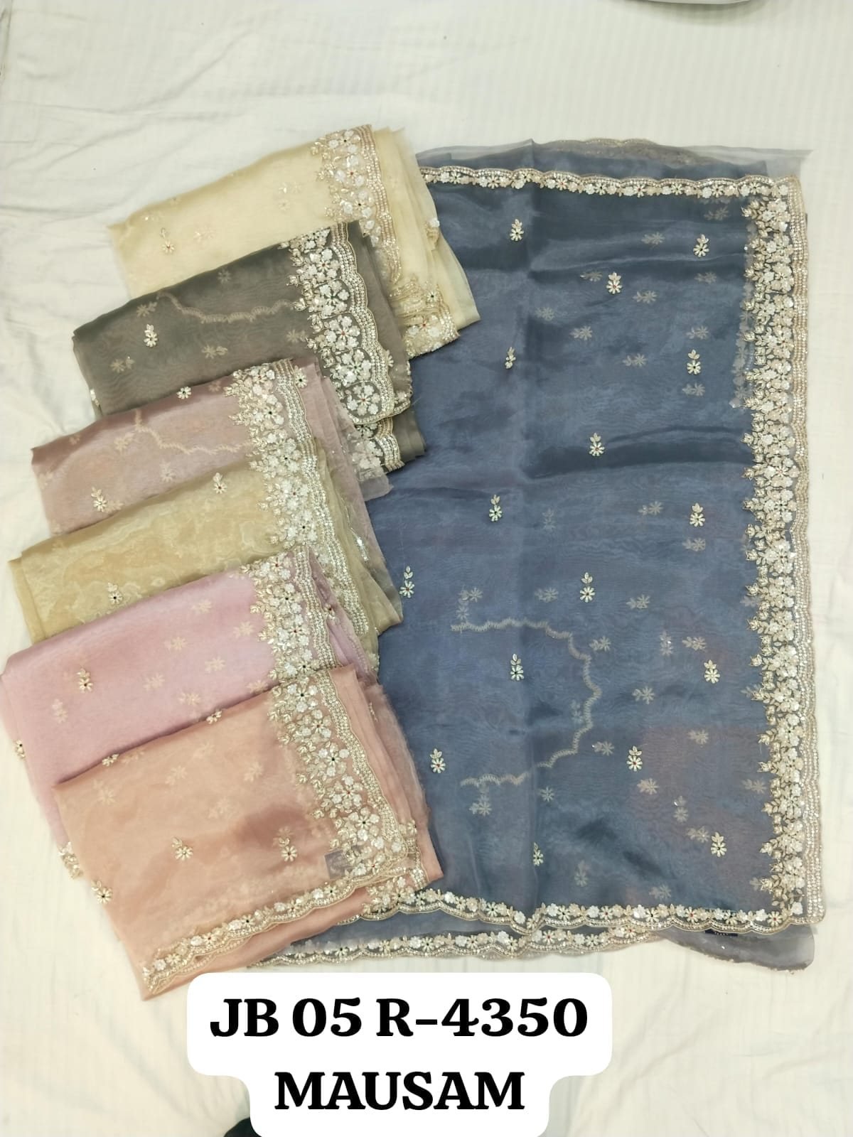 Morpankh JB 05 R-4350 MAUSAM – Designer Embroidered Collection