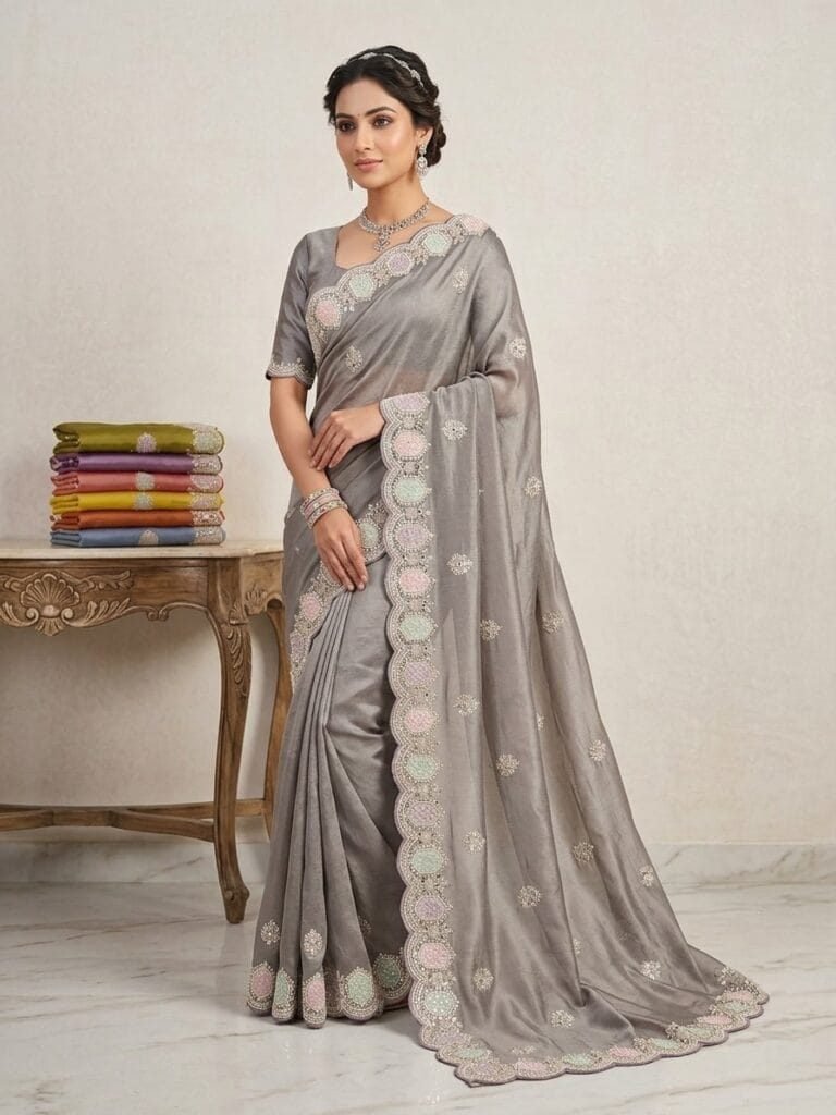 Premium Handwork Saree in Kolkata | Designer Party Wear Saree