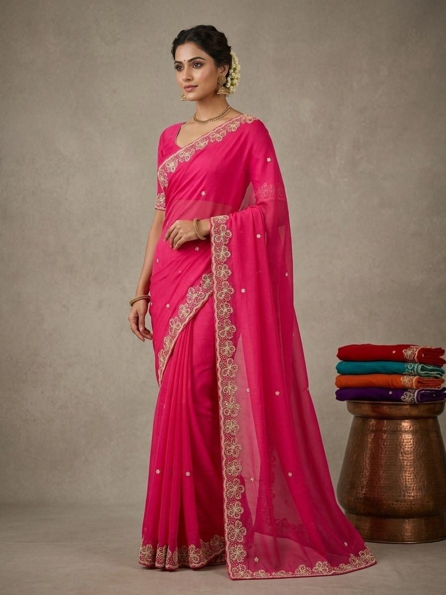 Stylish Handwork Saree – Premium Party Wear Collection