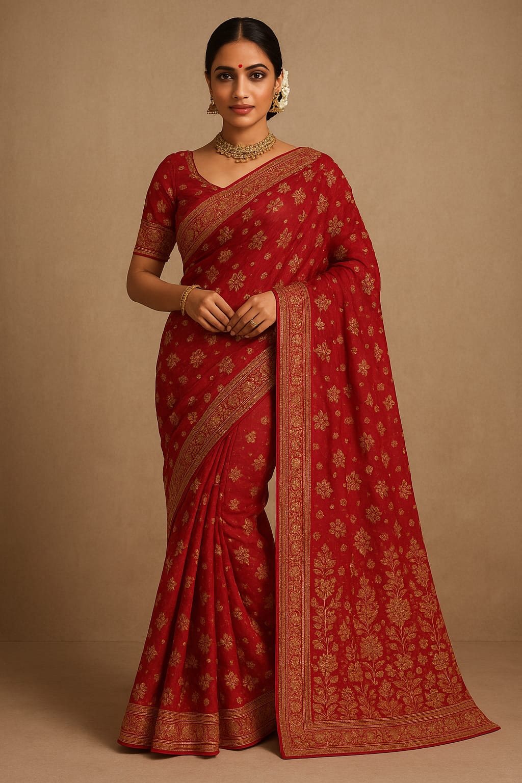 Best Handwork Sarees for Durga Puja & Navratri 2025