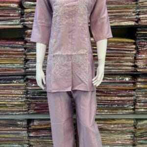 Festive Wear Embroidered Co-Ord Set