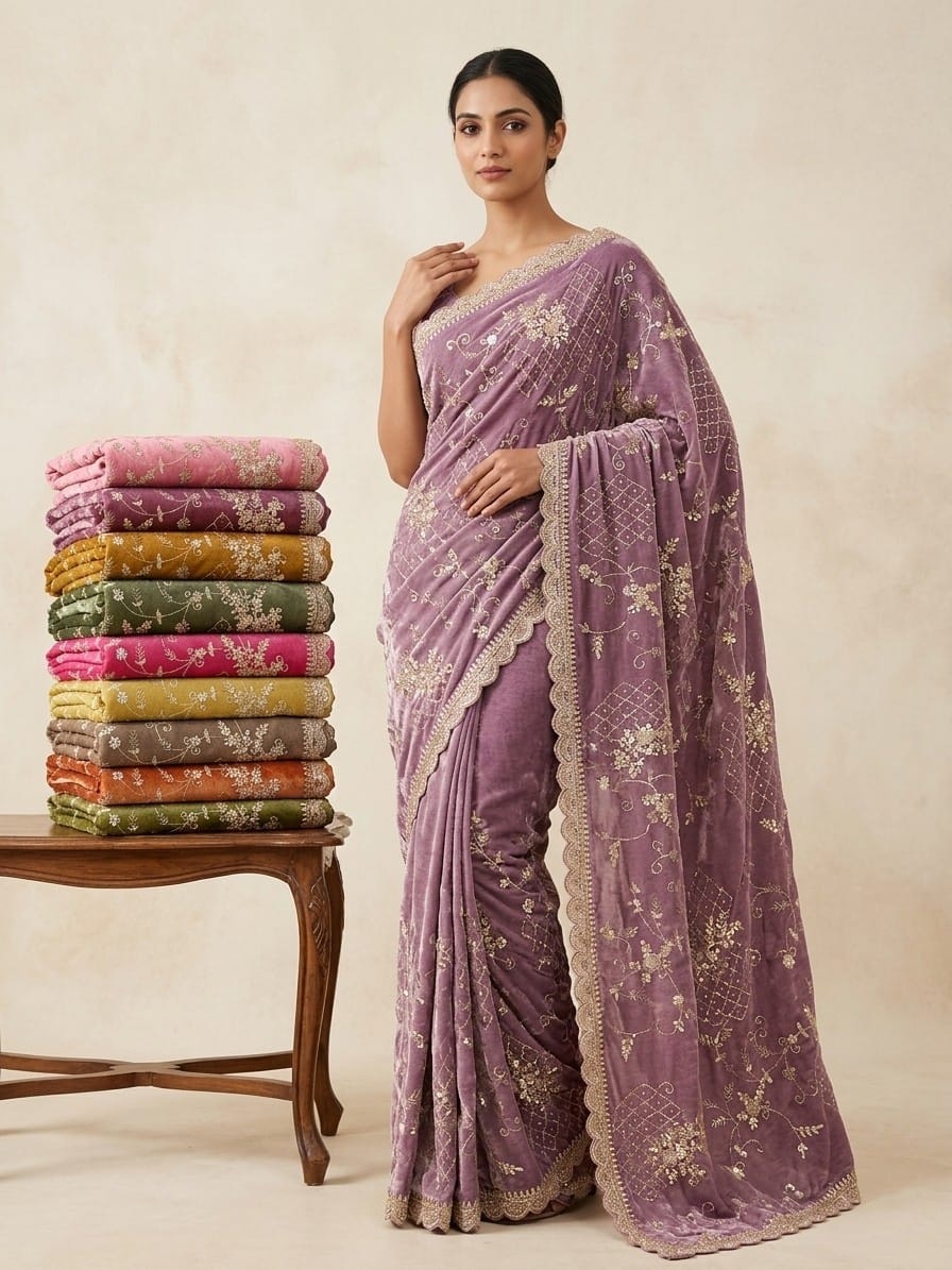 Bridal Handwork Saree