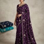 Designer Handwork Saree