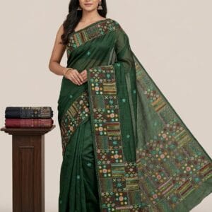 Trendy Hand Embroidery Saree