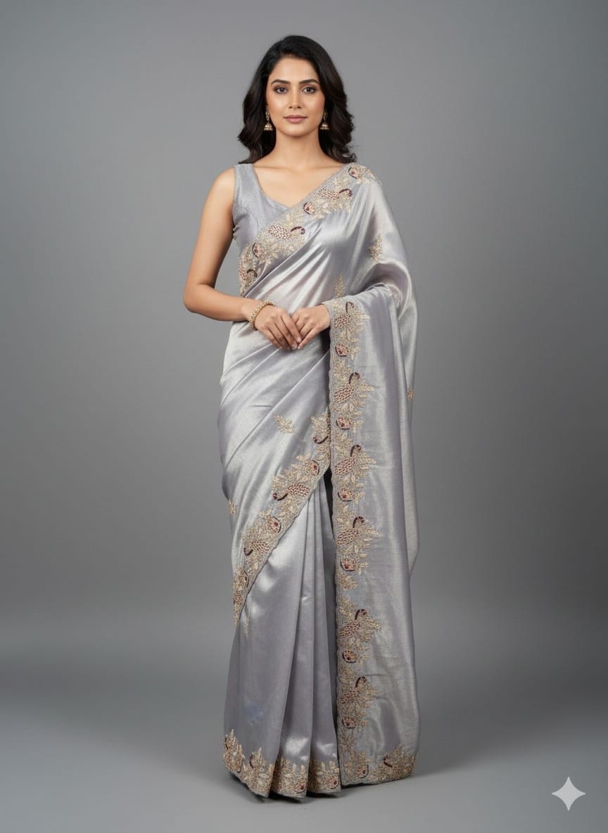 Boutique Style Handwork Saree
