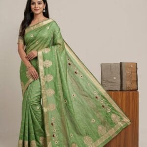 Latest Hand Embroidery Saree