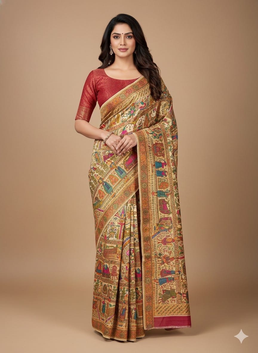 Party Wear Handwork Saree