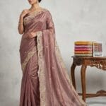 Luxury Hand Embroidered Saree