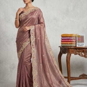 Luxury Hand Embroidered Saree