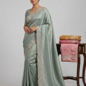 Traditional Hand Embroidery Saree