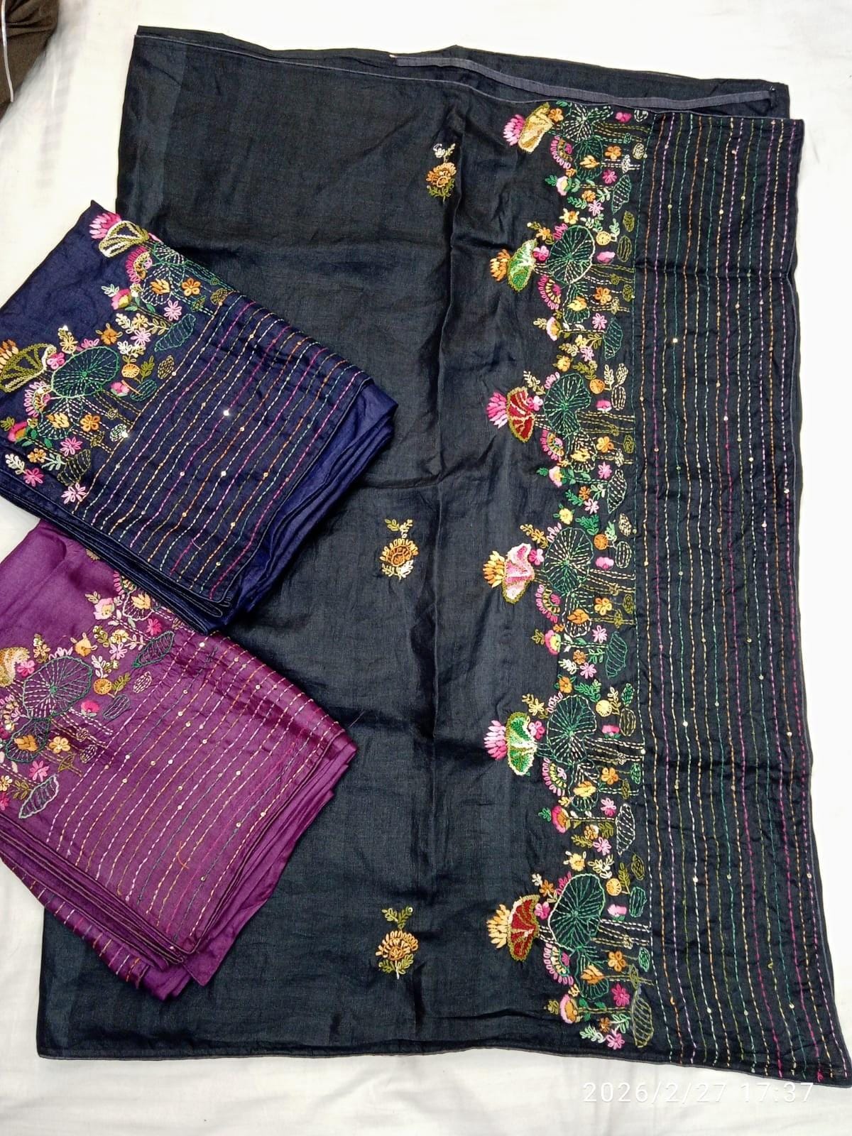 Handwork Silk Saree